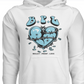 White and Blue BPL Hoodie